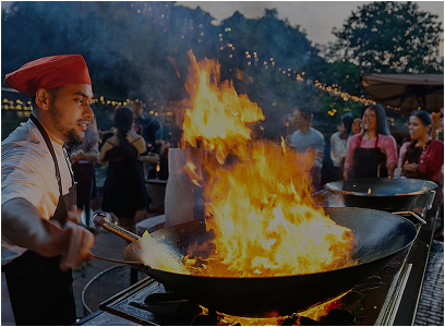Flaming Woks - Corporate Catering Gallery