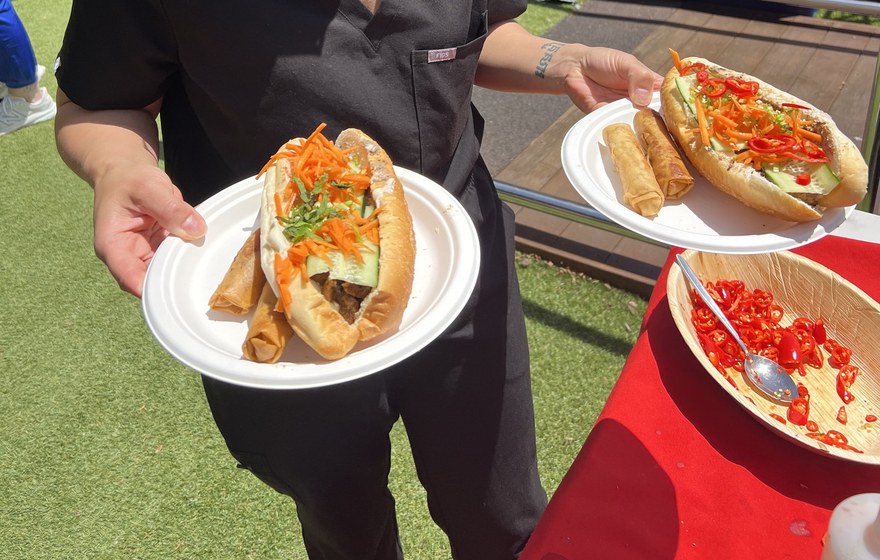 Flying Woks Lunch Box catering package - Bánh Mì rolls Melbourne
