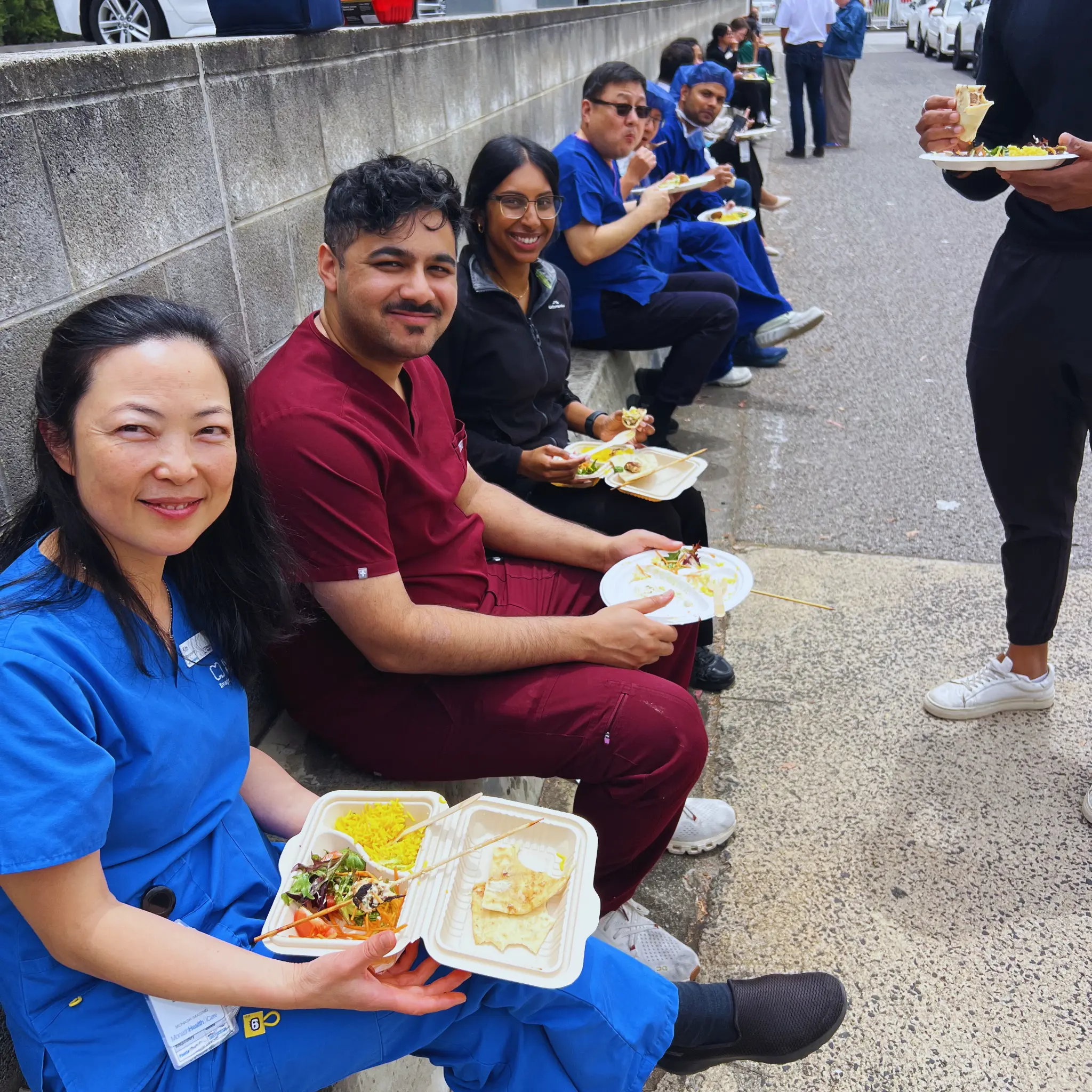 Flying Woks Middle Eastern catering delivered to Melbourne office